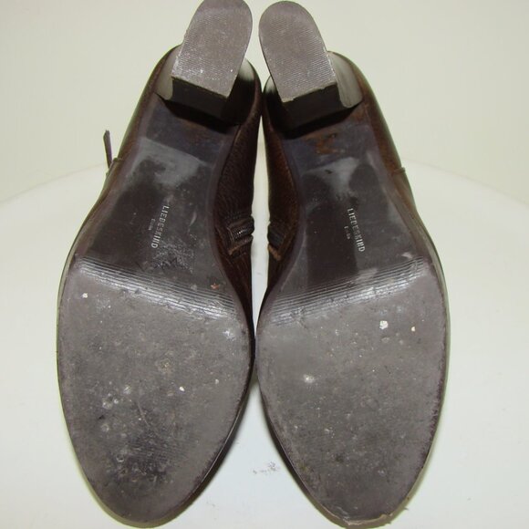 LIEBESKIND WOMENS BROWN LEATHER ANKLE BOOTS SIZE 38 / US 7.5 C122 - Picture 13 of 13